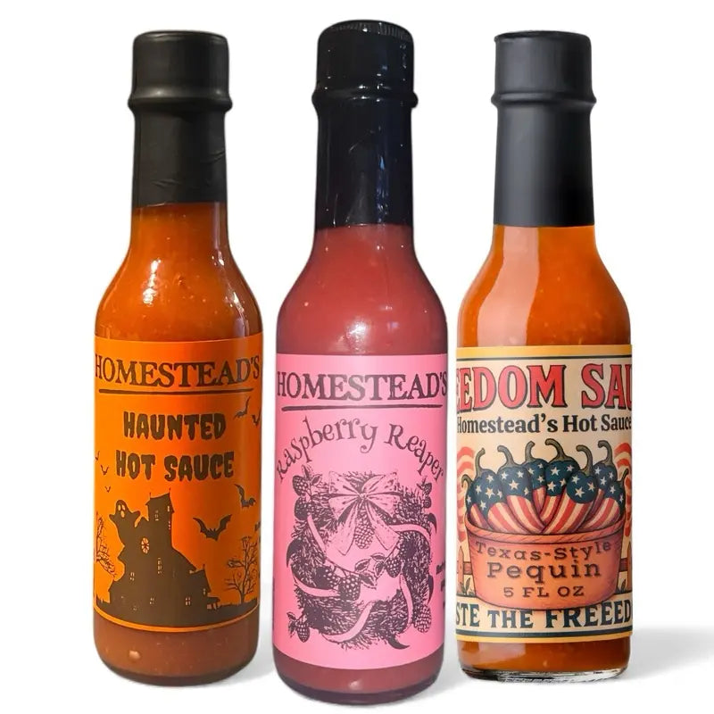 Homestead’S CRAFT Trio Set Flavor & Dip Vegan Gifts Authentic Spice Blends Culinary Spicy Sauce