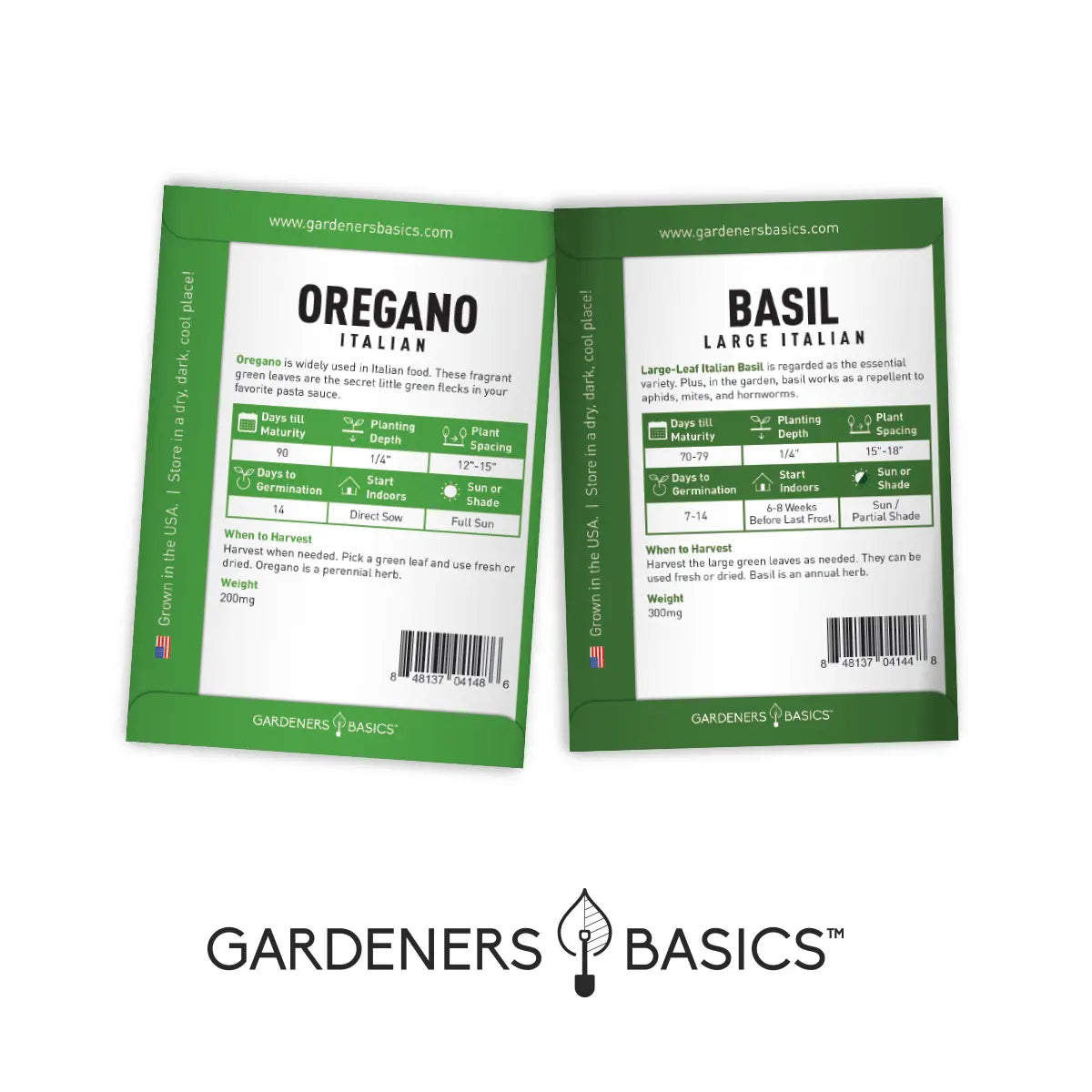 Culinary Herb Seed Assortment | 5 Variety Pack Home Planting