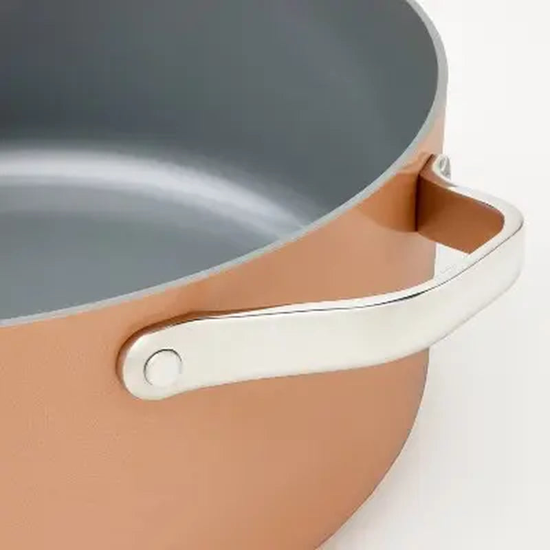 Figmint 2PC Aluminum Ceramic Stock Pot Set 450 Degree F 8QT