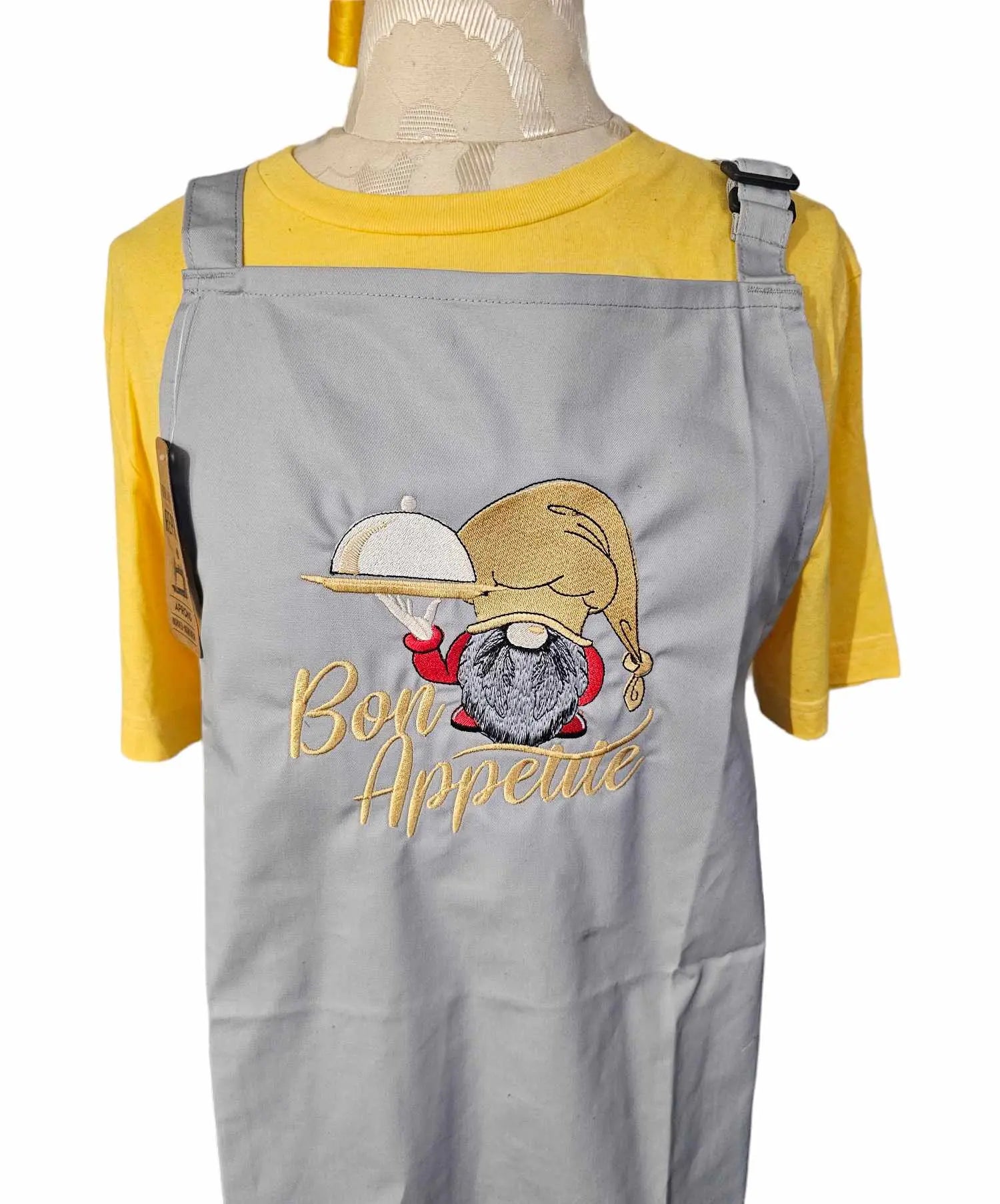 Custom Embroidered "Bon Appetite" Apron